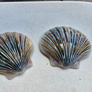 Ceramic Goebel Ljubisa Misic West Germany Artistic Irridescent Shells 1987 EUC